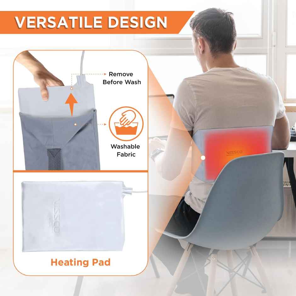 Vissco Heating Belt Ortho Grey 29cm X 20cm