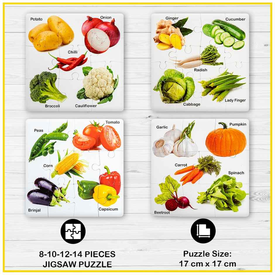 Ratna's Edu.Jigsaw Vegetable | Assorted