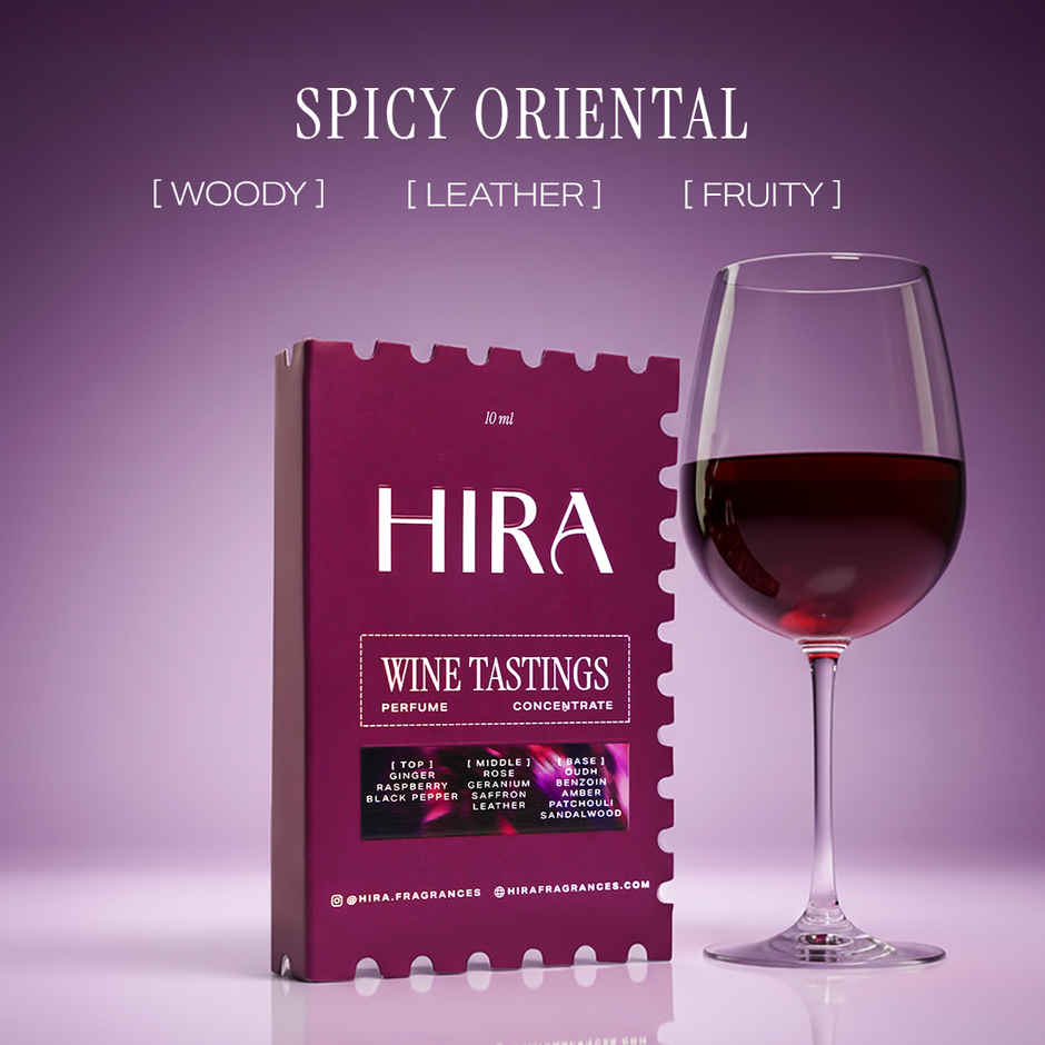 HIRA Wine Tastings Long Lasting Eau De Parfum For Women | Rose & Oudh