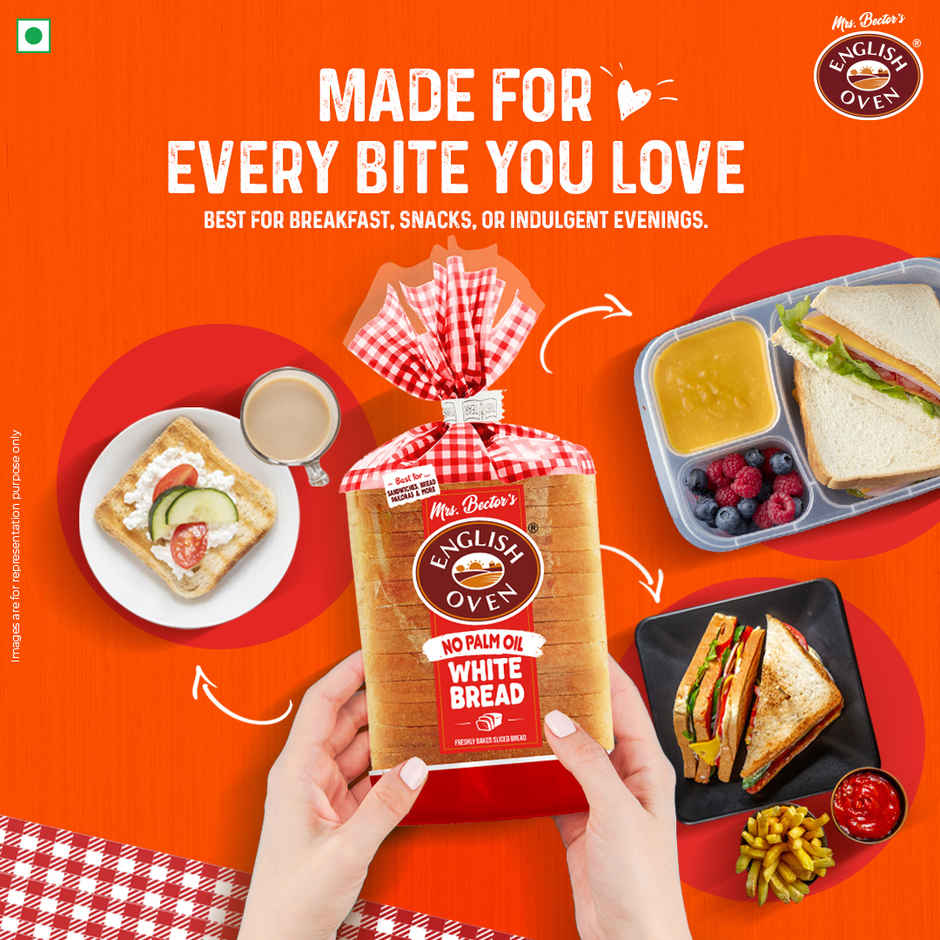 English Oven Premium White bread| No Palm Oil