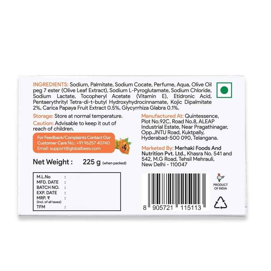 Kozicare Kojic Acid Soap And Glutathione Soap | Papaya Soap | Body Tan Removal Soap | Pack Of 3