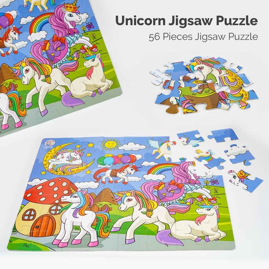Ratna's Unicorn Jigsaw Puzzle 56 Pcs