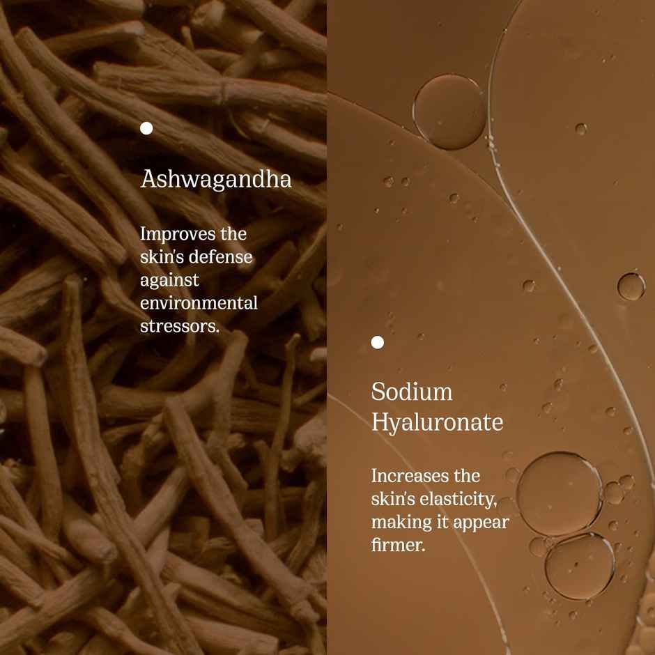 82 E by Deepika Padukone Ashwagandha Bounce Rejuvenating Moisturiser with Ashwagandha and Sodium HA | MINI