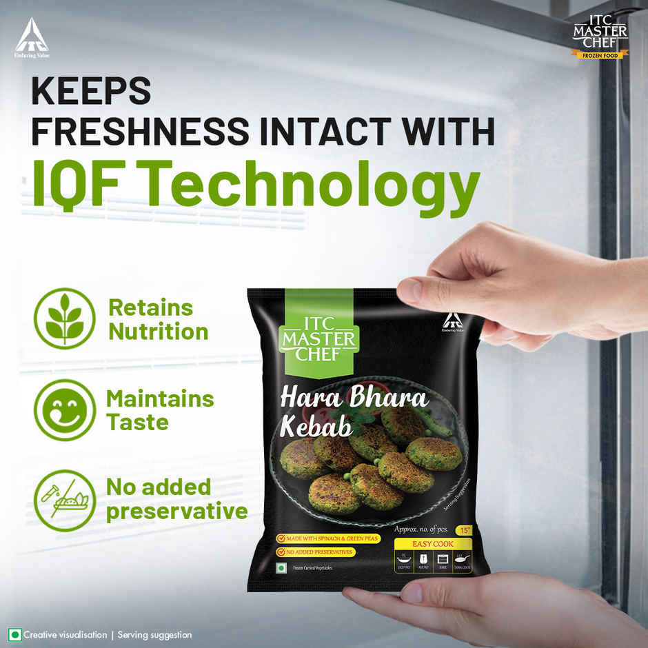 ITC Master Chef Hara Bhara Kebab | No Added Preservatives | Tawa Cook