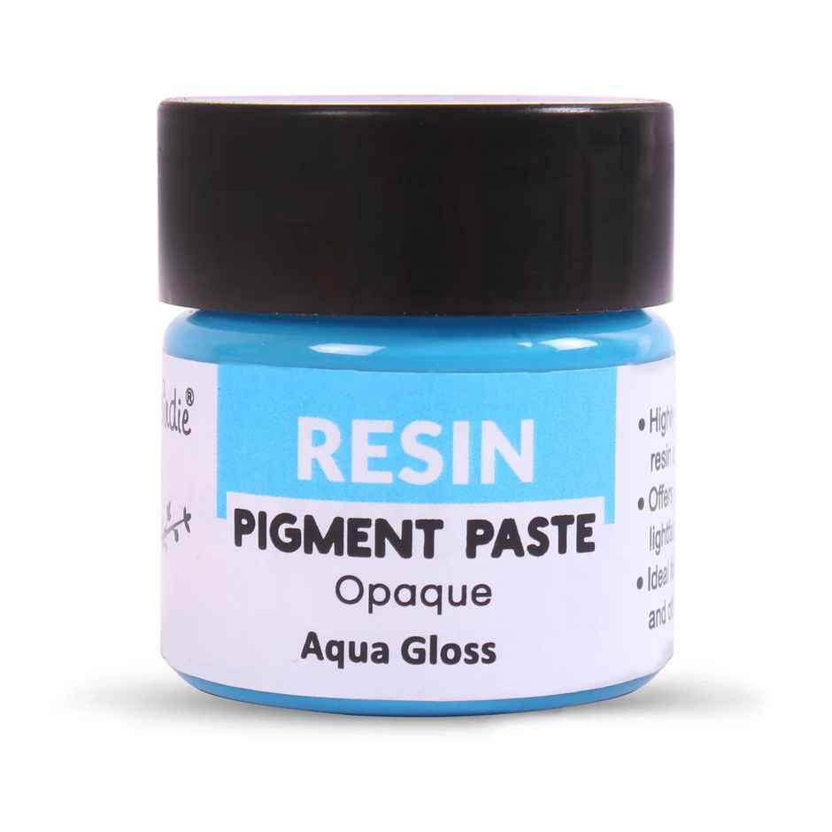 Itsy Bitsy Resin Pi gment Opaque Aqua Gloss 15 gm Bottle Lb