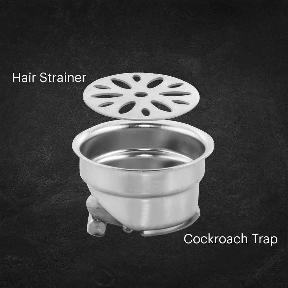 Johnson Aqua Bowl 5 x 5 Cockroach Trap Ss304 Matt Fits Johnson Floor Drains Only