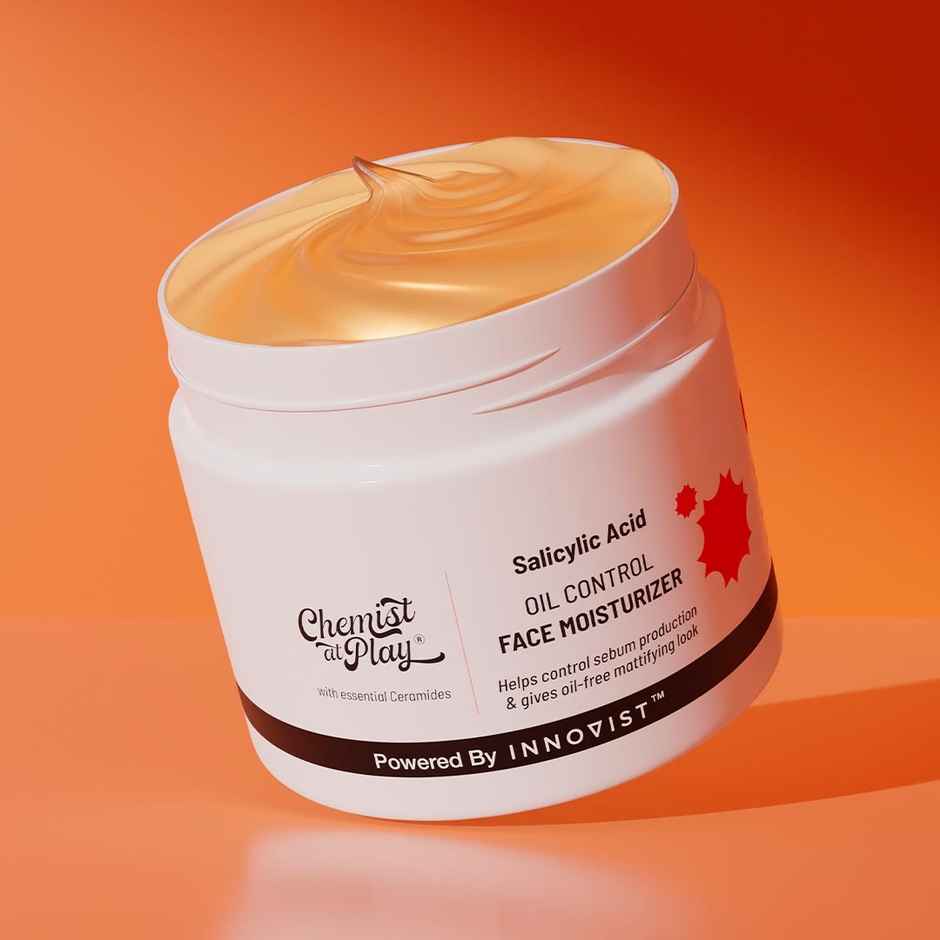 Chemist at Play Oil Control Face Moisturiser Salicylic Acid Mineral Oil & Petroleum Free