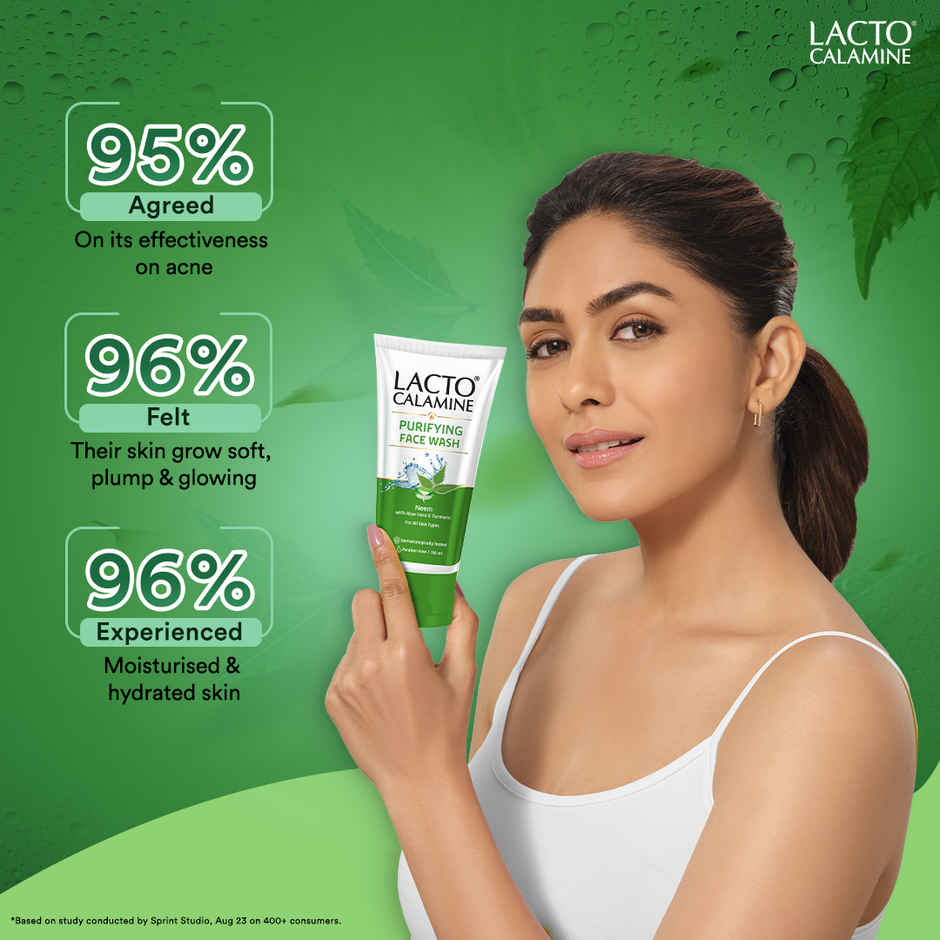 Lacto Calamine Facewash With Neem, Aloe Vera & Turmeric