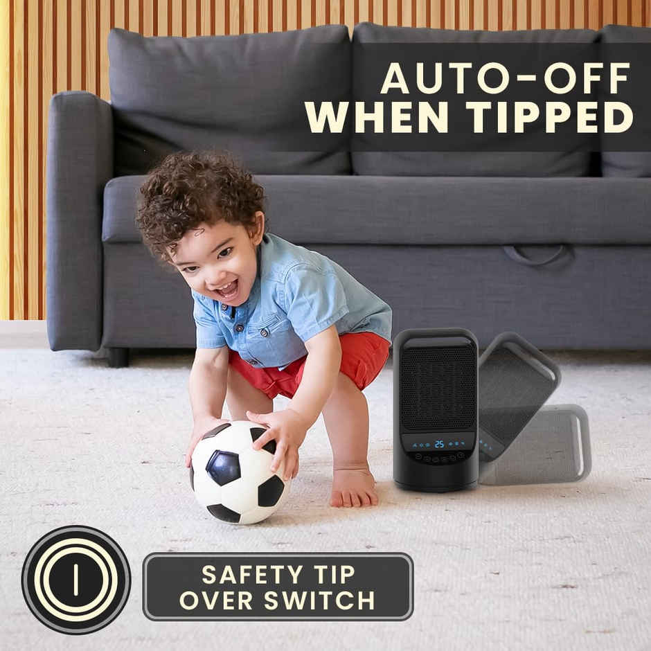 Warmex Electric Ptc Room Heater For Home | Fast Heating With 2 Heat Setting 750/1500 W