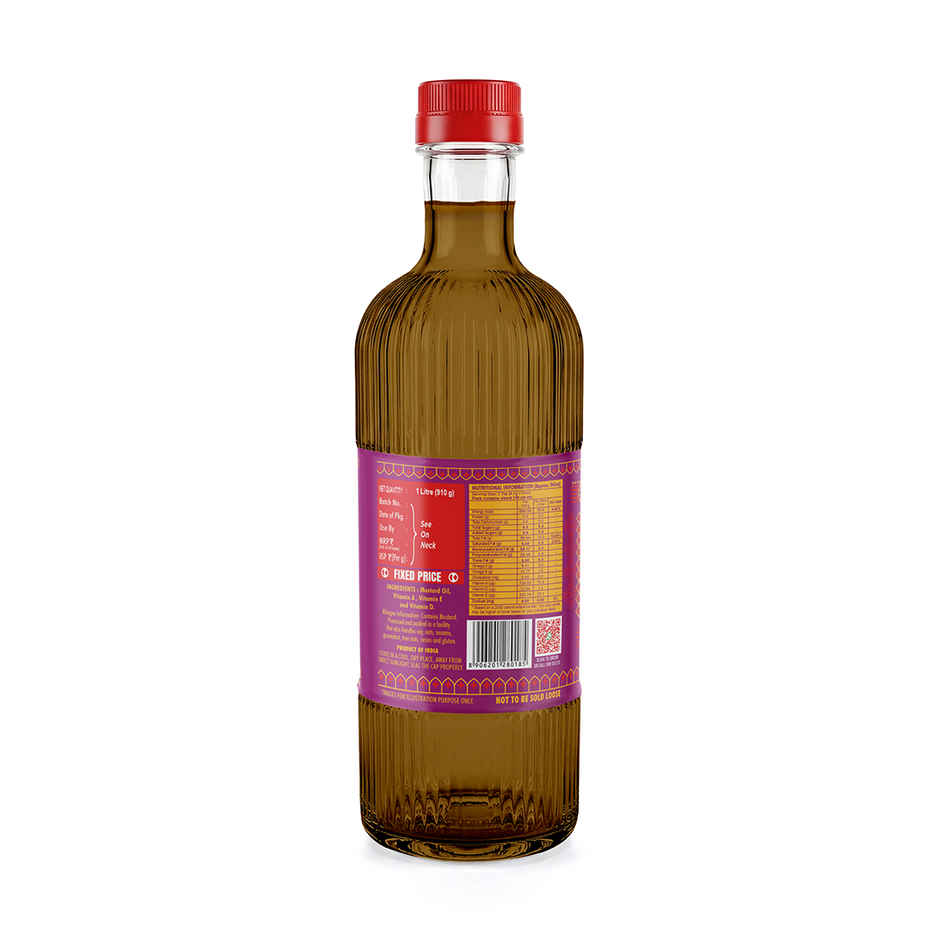 Kedia Pavitra Musturd Oil | Cold Pressed | Unrefined & Healthy Cooking Oil