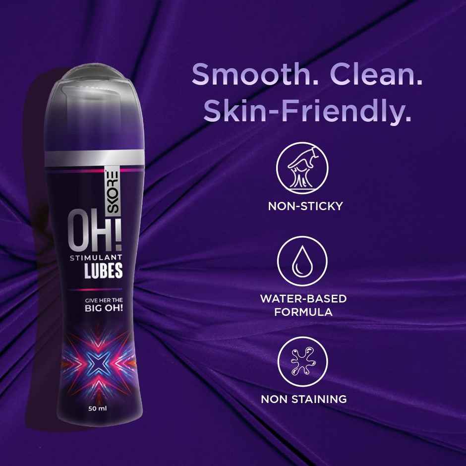 Skore OH Stimulant Lubes for women | Skin Friendly | Safe to Use with Condoms