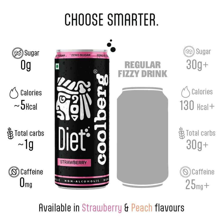Coolberg Diet Strawberry Drink