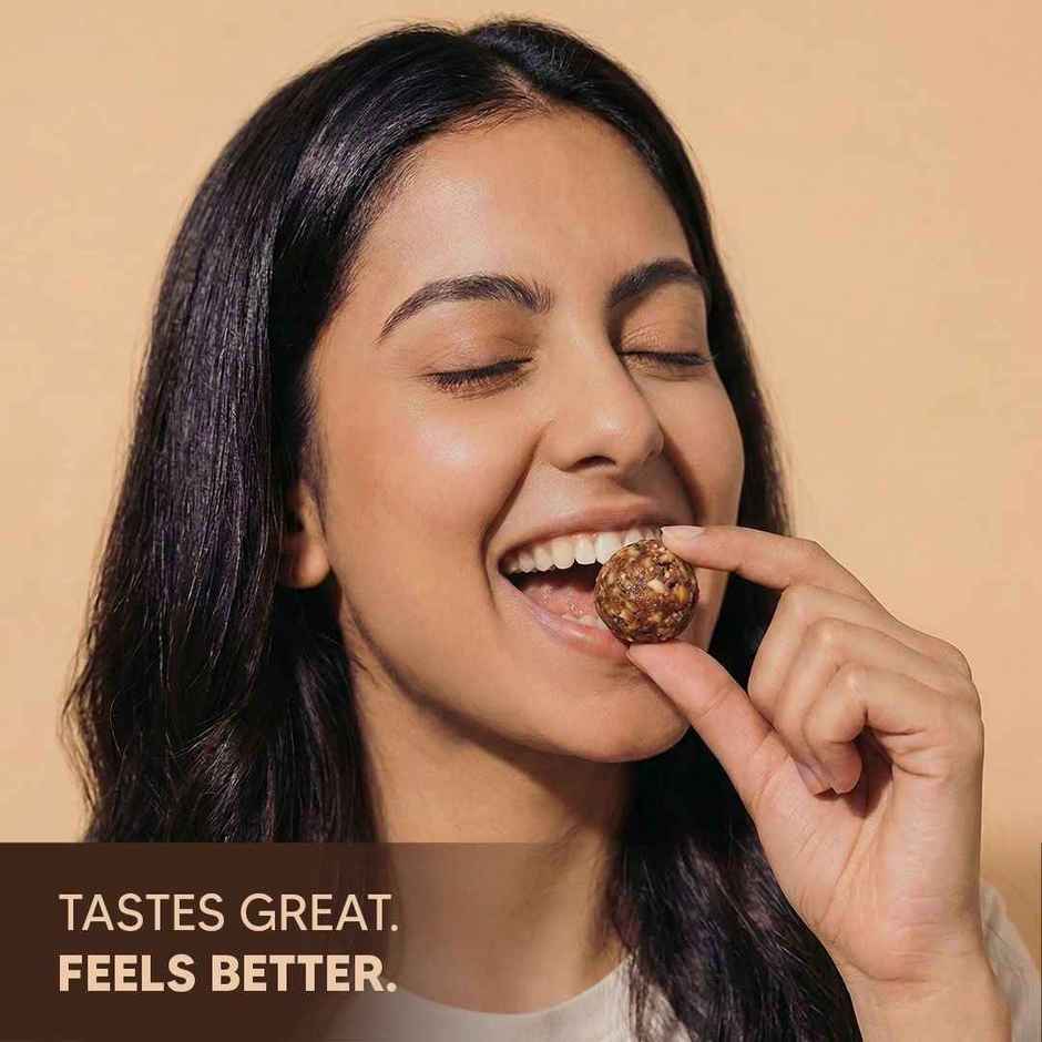Eat Better Co Hazelnut & Chocolate Laddoos High Protein, Truly Natural