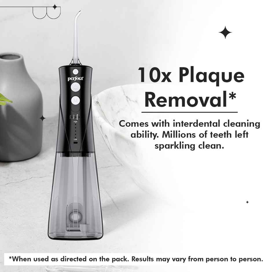 Perfora Power Dental Flosser - 3 Modes & 2 Nozzles