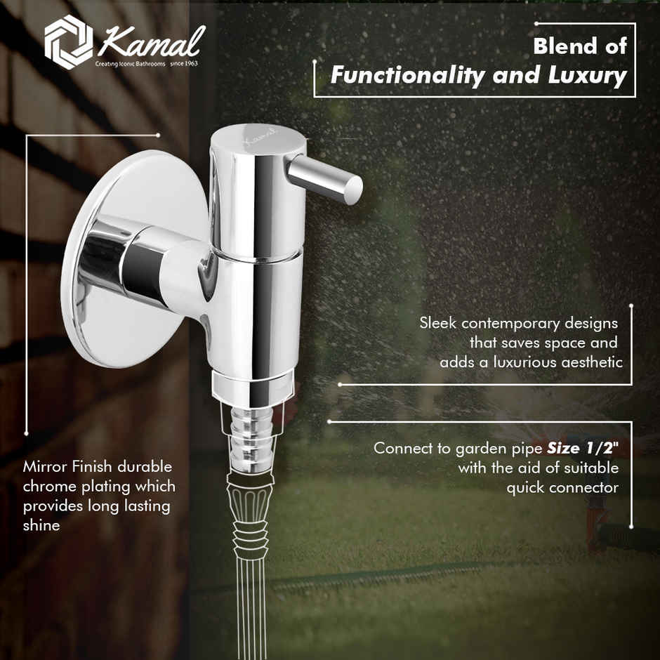 Kamal Nozzle Tap - Sleek Nozzle Cock Faucet