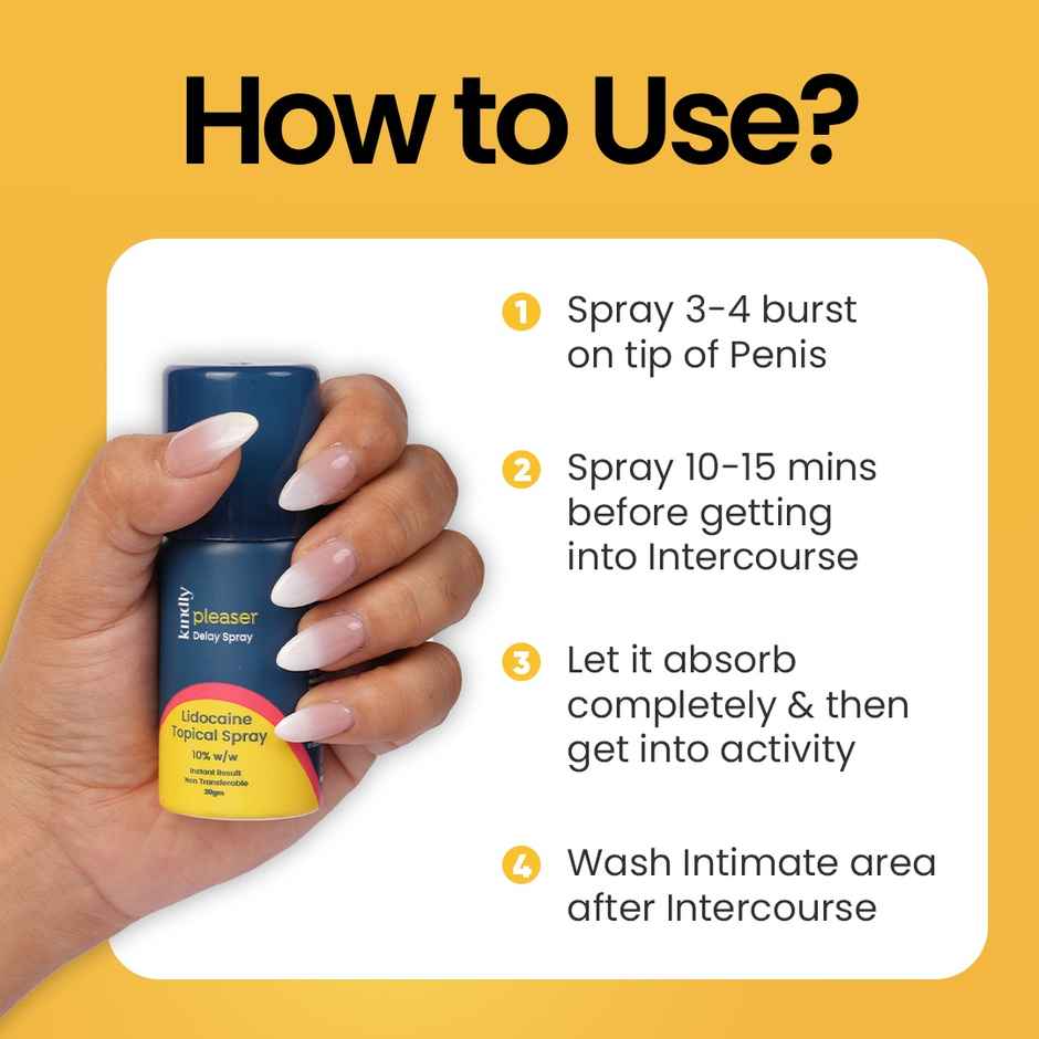Kindly Health Pleaser Delay Spray | Safe & Effective
