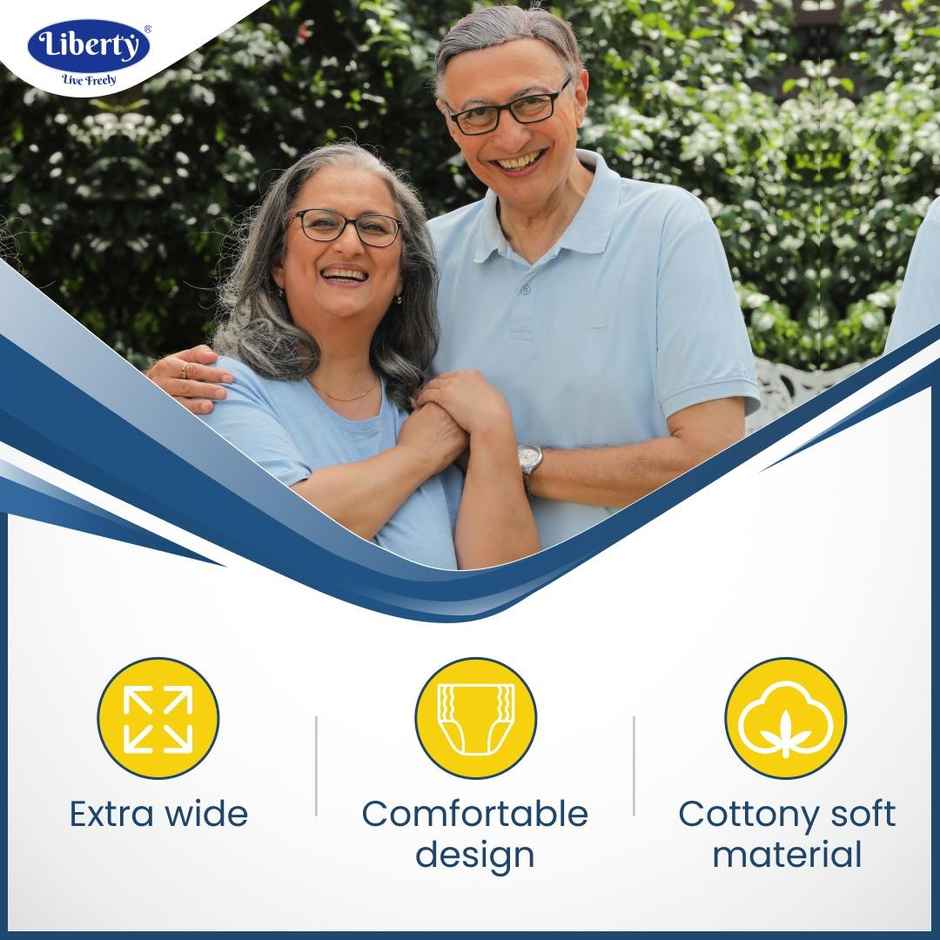 Liberty Premium Adult Diaper (Pants, M, 24-45 inches)