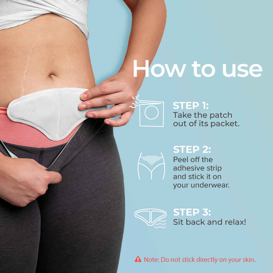 Nua Cramp Comfort Heat Patches For Period Pain