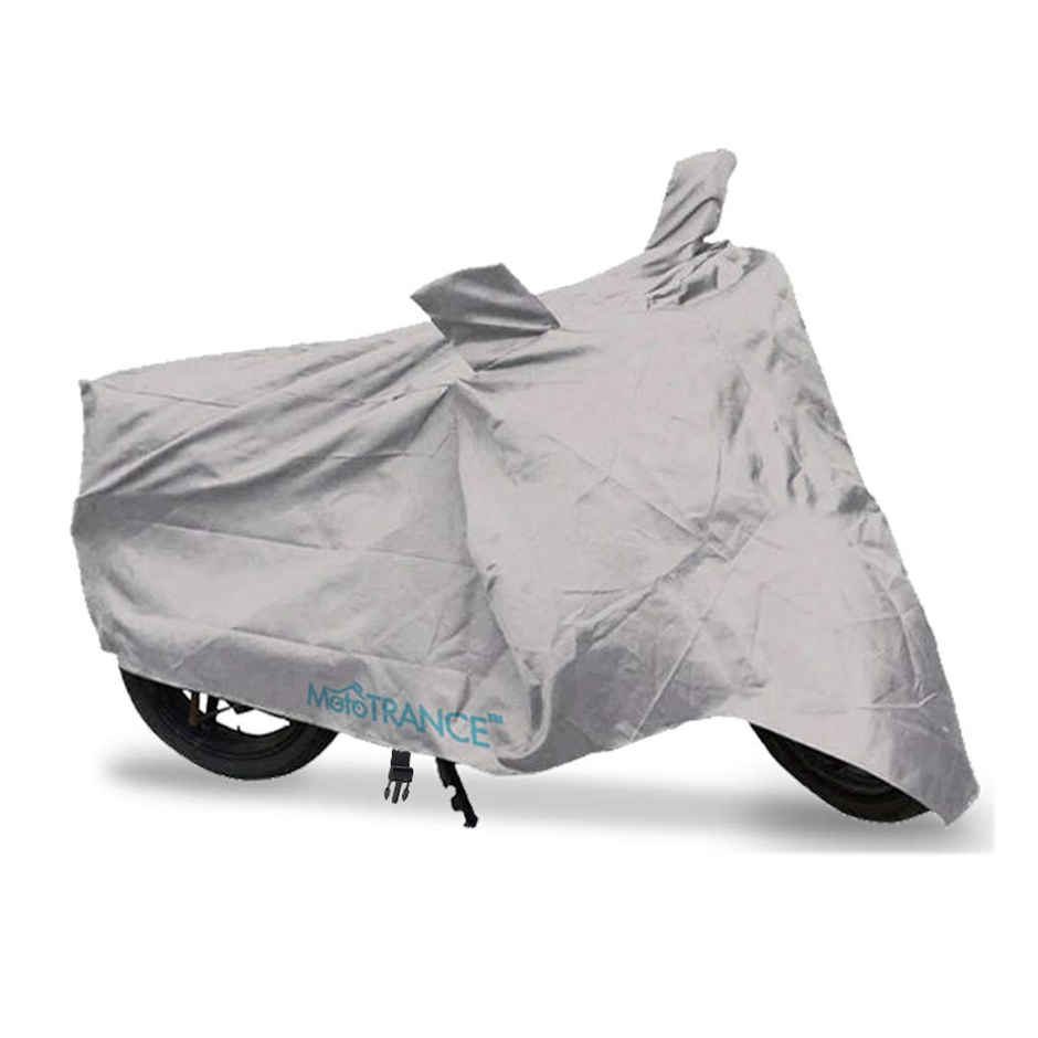 Mototrance Silver Bike Body Cover For Universal