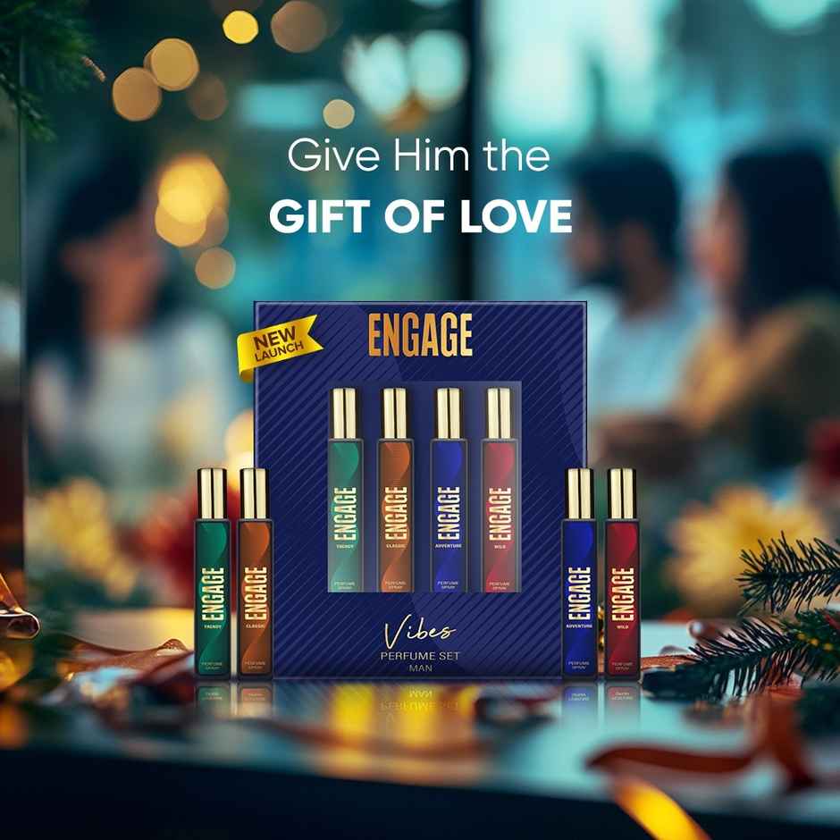 Engage Vibes Perfume Spray Set For Men | Long-Lasting Freshness