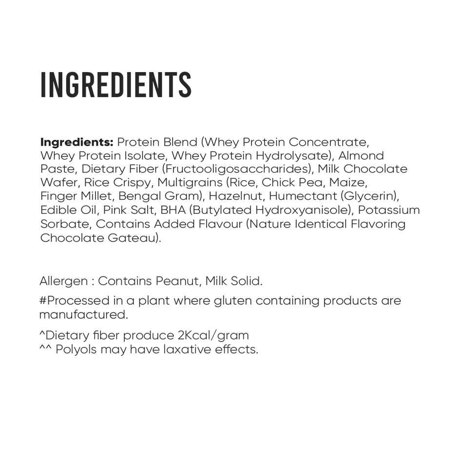 Avolt Chocolate Gateau 15.5g Protein Wafer Bar