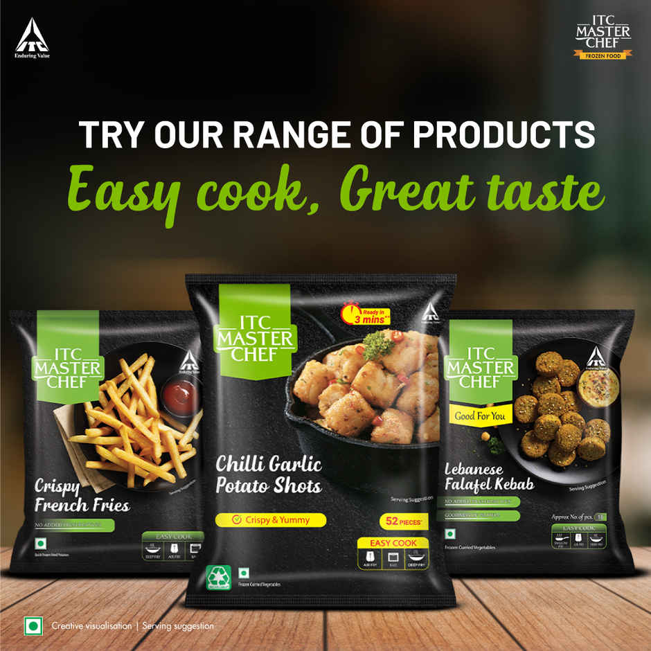 ITC Master Chef Chili Garlic Potato Shots Nuggets | 52 pieces Combo