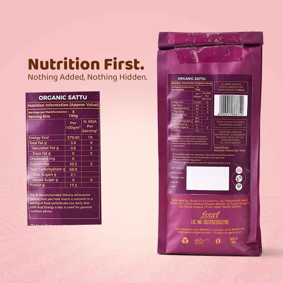 True Story Organic Sattu Flour
