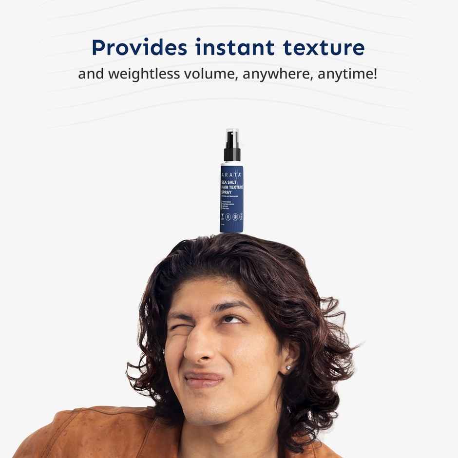 Arata Sea Salt Hair Texturizing Spray (Matte Finish)
