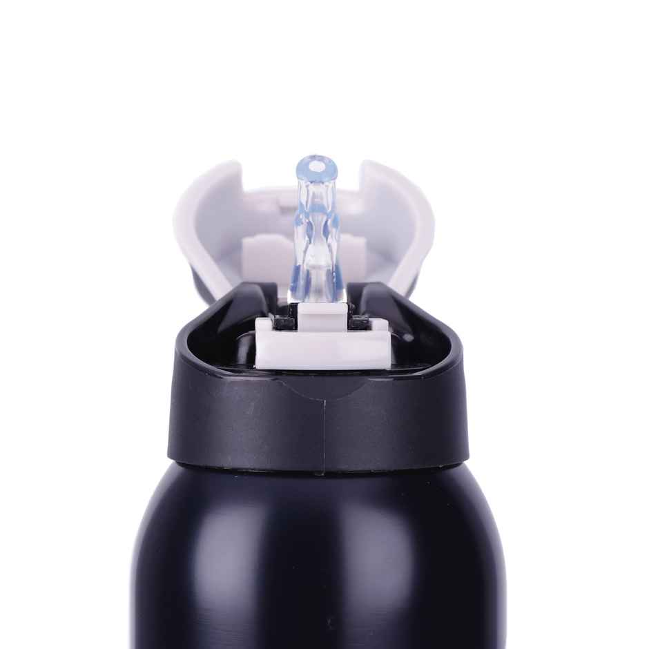 Hoom 304 Stainless Steel Vacuum Insulated Straw Sipper Bottle | 600 ml | Assorted