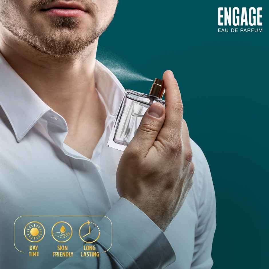 Engage Homme Eau De Parfum for Man | Woody Bergamot | Long Lasting Perfume