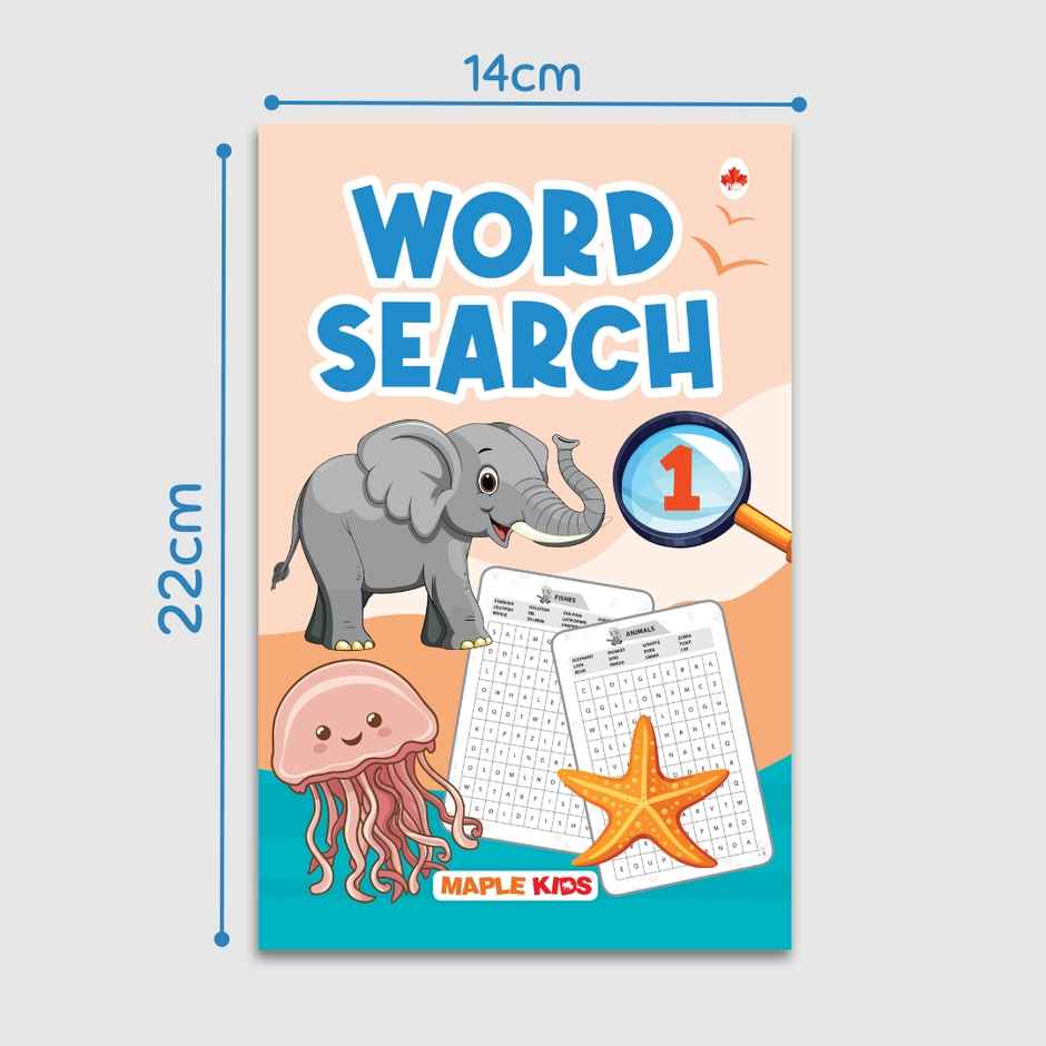 Maple Press Activity Book for Kids - Word Search 1 | Word Search Book for Children | Early Learning