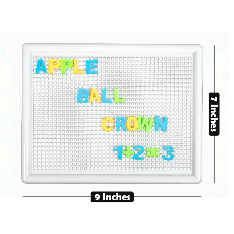 Ratna's Letter Mosaic Sr. | 1 Letter board, Alphabet & Number Pieces| 3+ Years