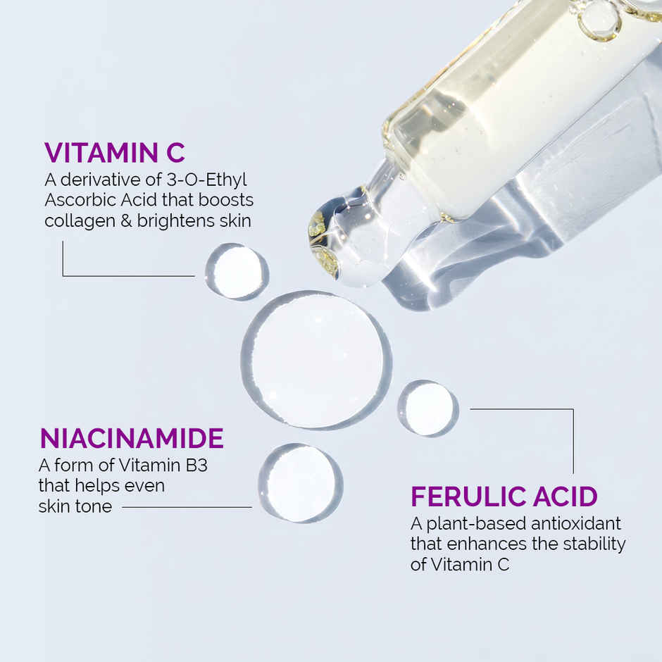 The Derma Co 10% Vitamin C Face Serum Reduces Pigmentation & Glowing Skin For All Skin Types