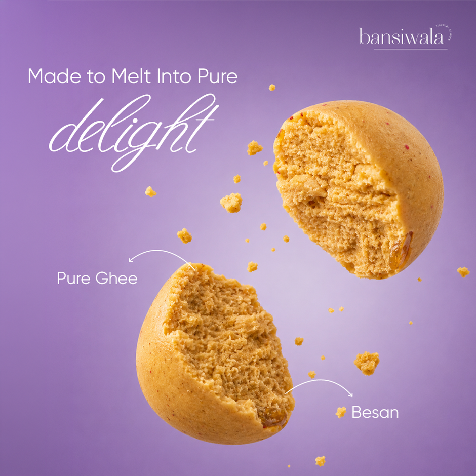 Bansiwala Ghee Besan Laddoo