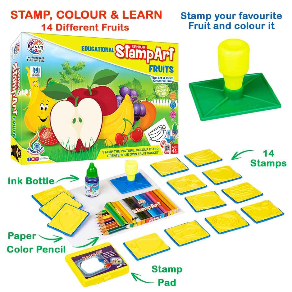 Ratna's Stamp Art | B Fruit