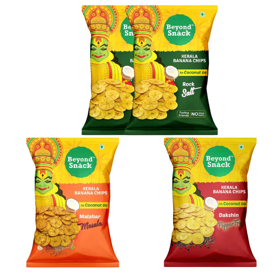 Beyond Snack Assorted Banana Chips Combo Pack - South Ka Flavours