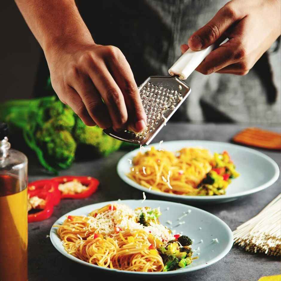 Habitat Diamond Professional Hand Grater For Cheese | Carrot | Ginger Etc Stainless Steel Blades