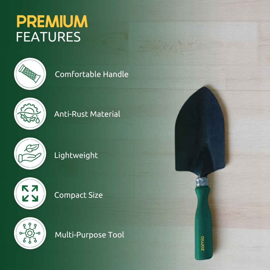 Zamia Gardening Trowel | Durable Hand Tool for Digging & Planting | 9.5 inch | By Nurturing Green