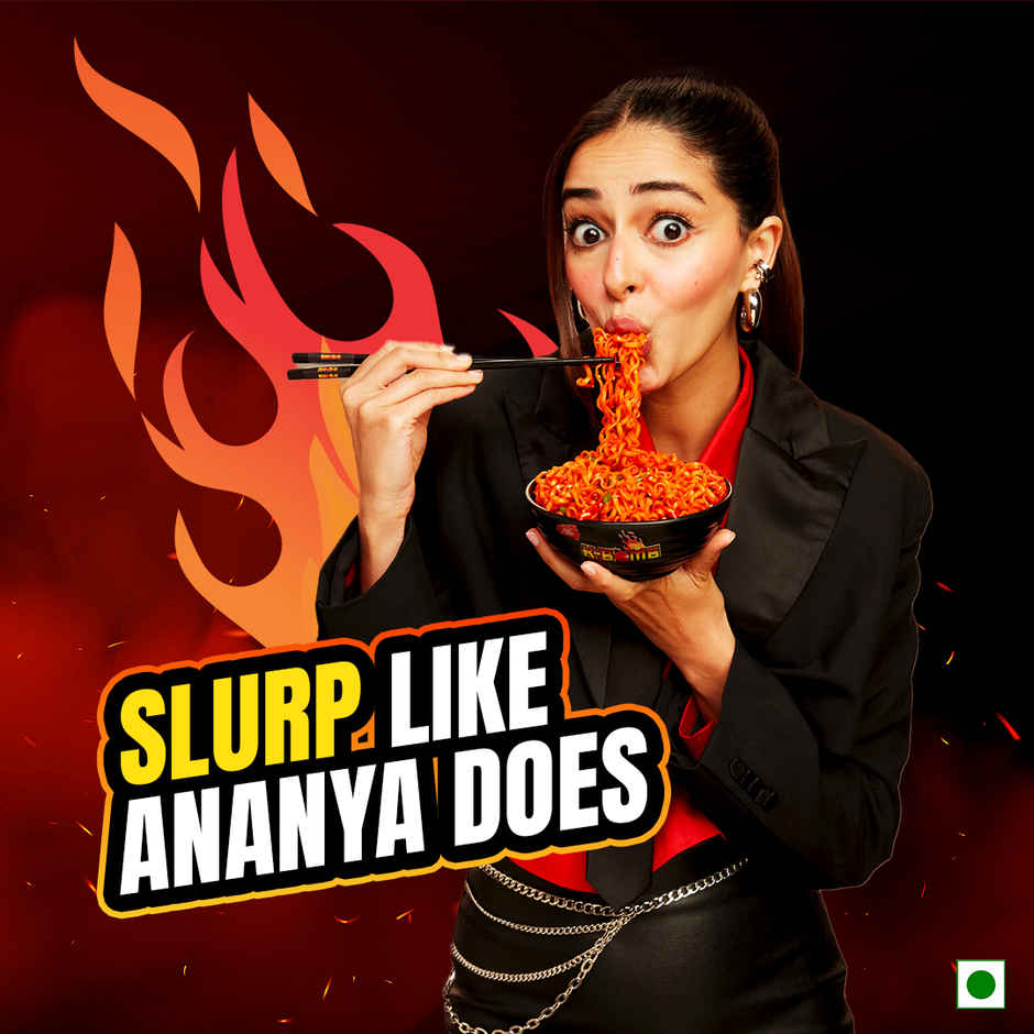 Too Yumm Hot n Spicy Korean Ramen Noodles, Veg, No Palm Oil Healthy K Bomb Spicy Noodles