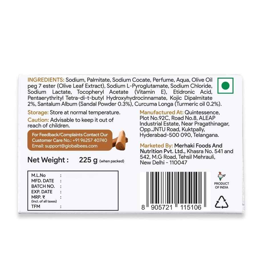 Kozicare Kojic Acid Soap And Glutathione Soap | Sandal Soap | Body Tan Removal Soap | Pack Of 3