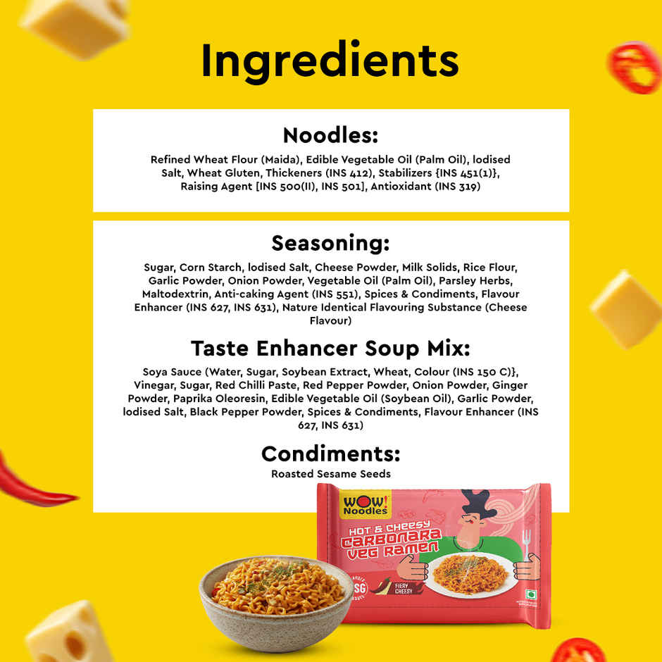 Wow! Noodles Hot & Cheesy Carbonara