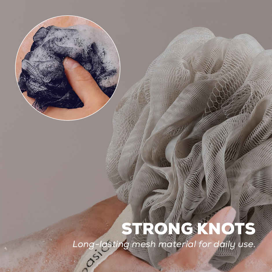Multibrite Unisex Bath Sponge Loofah | Dead Skin Removal Soft Exfoliating Body Scrubber | Assorted