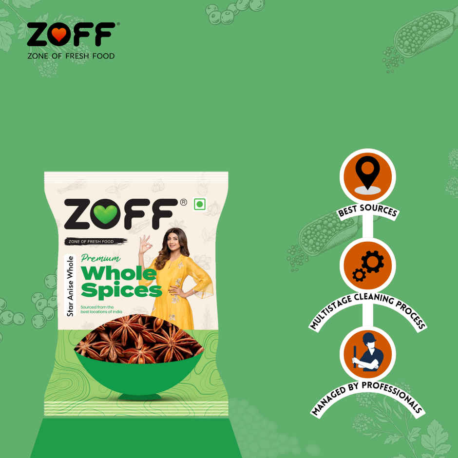 ZOFF Star Anise Whole - Chakri Phool Combo 