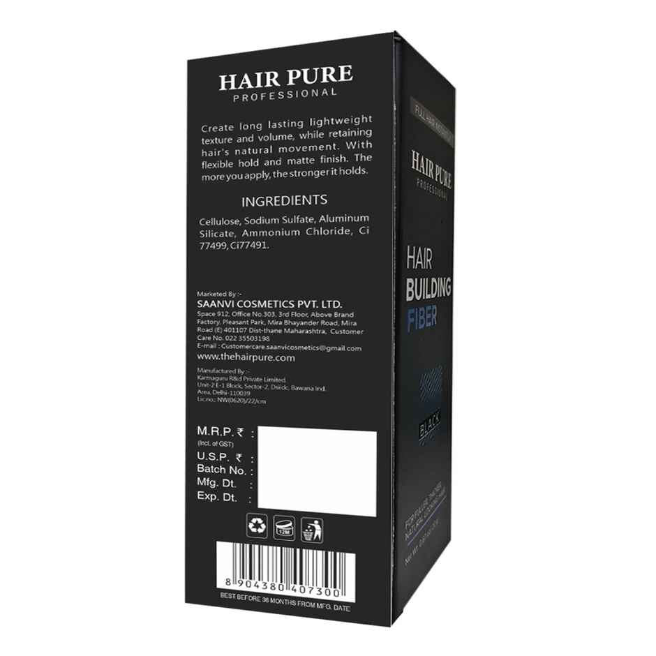 Hair Pure Hair Building Fiber | Black