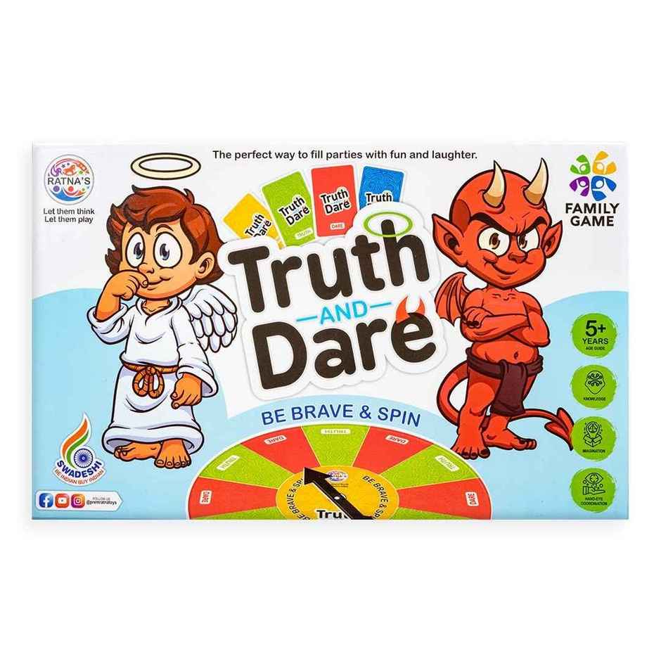 Ratna's Truth And Dare Party Board Game | 5+ years