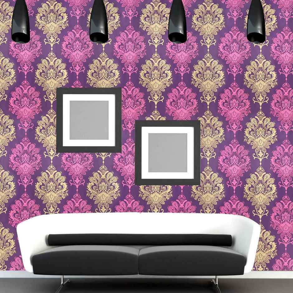 Wollzo Colorful Luxurious Self Adhesive Wallpaper | 45 x 500 Cm