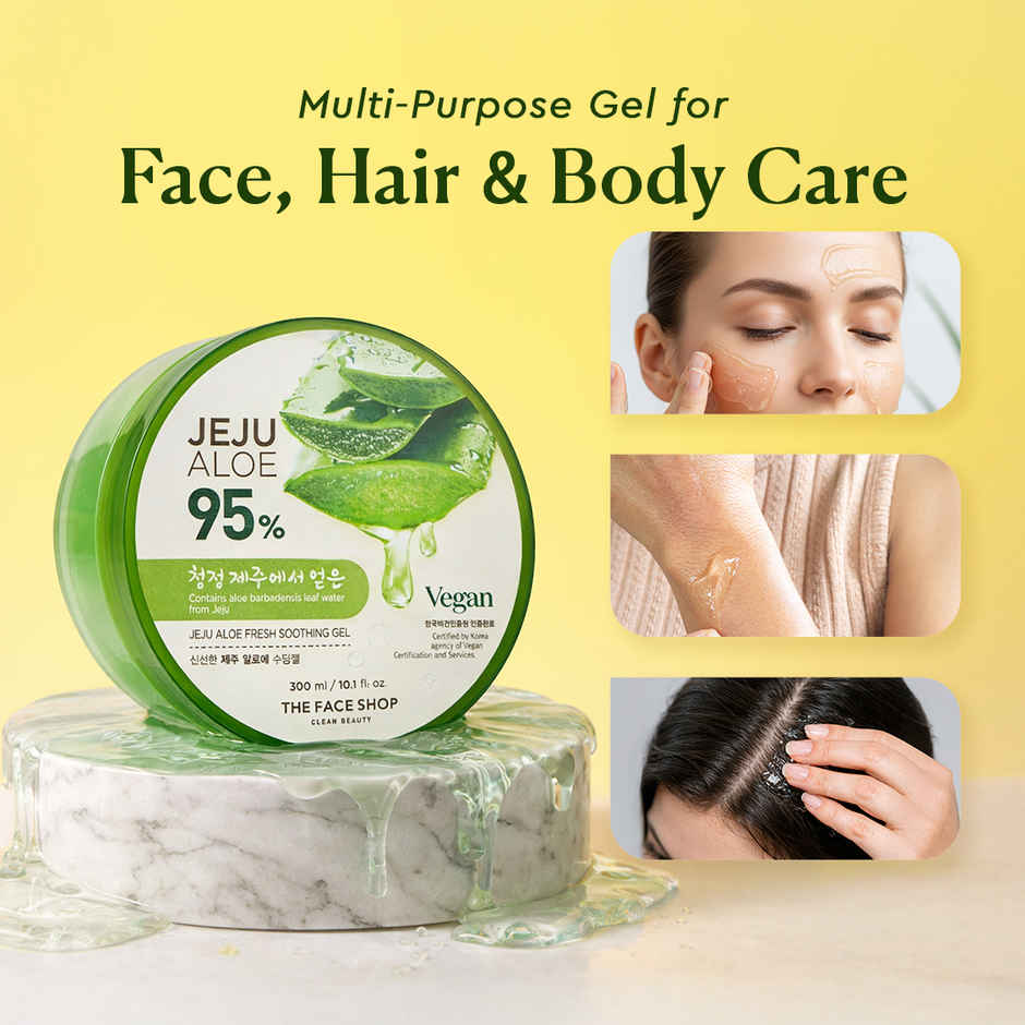 The Face Shop Jeju Aloe Vera Fresh Soothing Gel (Unisex)