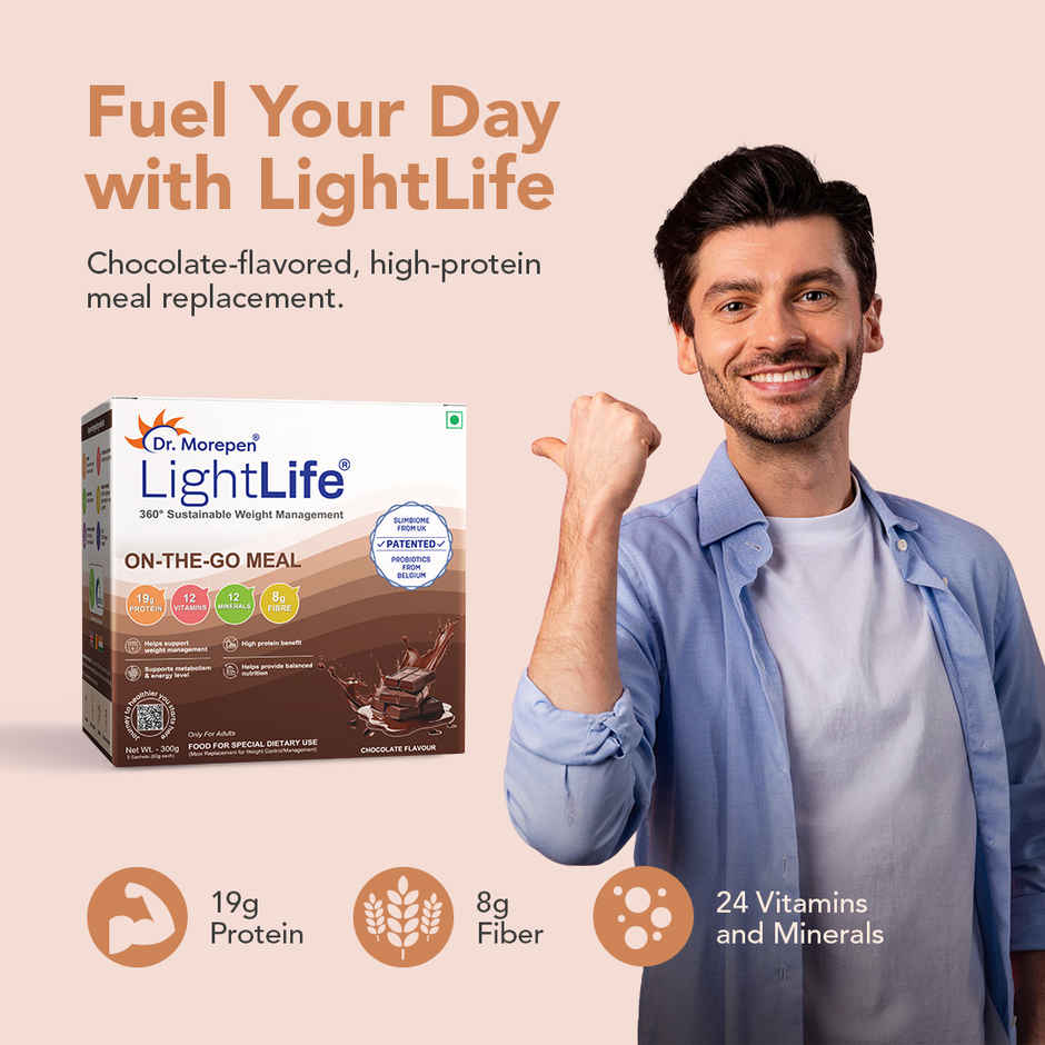 Dr. Morepen LightLife On The Go Meal High Protein Meal Replacement