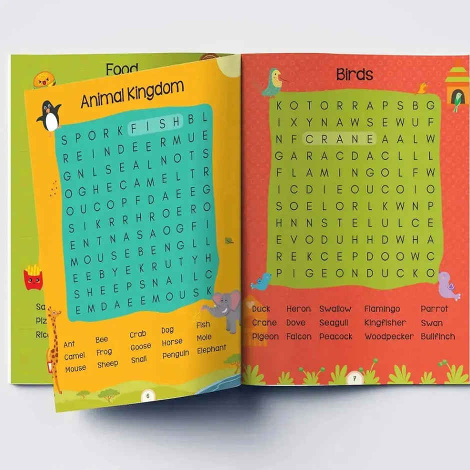 Word Search - First Fun Activity Books for Kids