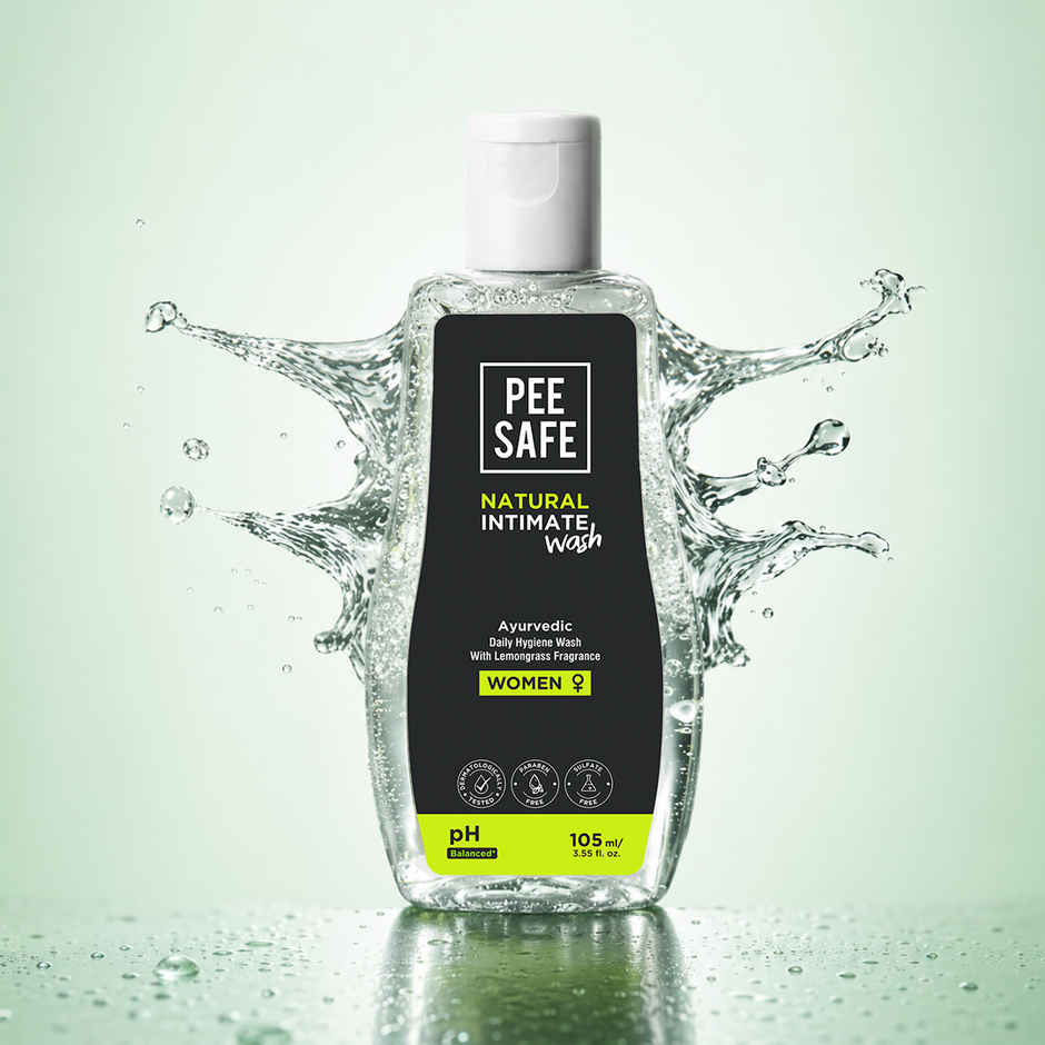 Pee Safe Natural Intimate Wash for Women | Dermatologically Tested